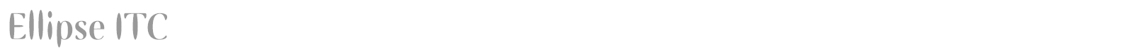 Ellipse ITC font preview